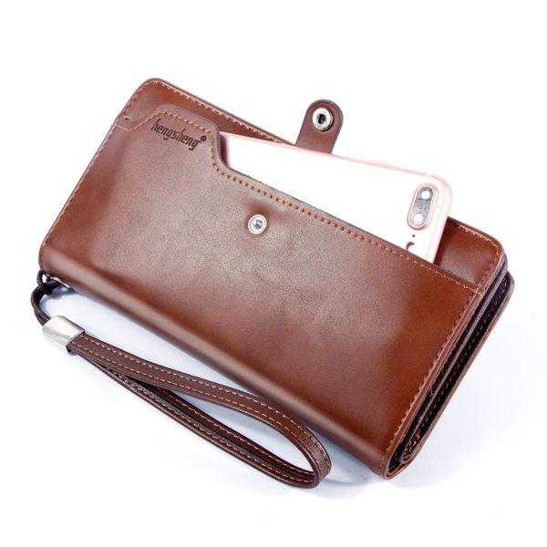 

wallets men long male purse wallet casual men's clutch pu leather zipper business coin pocket purses lsh776, Red;black