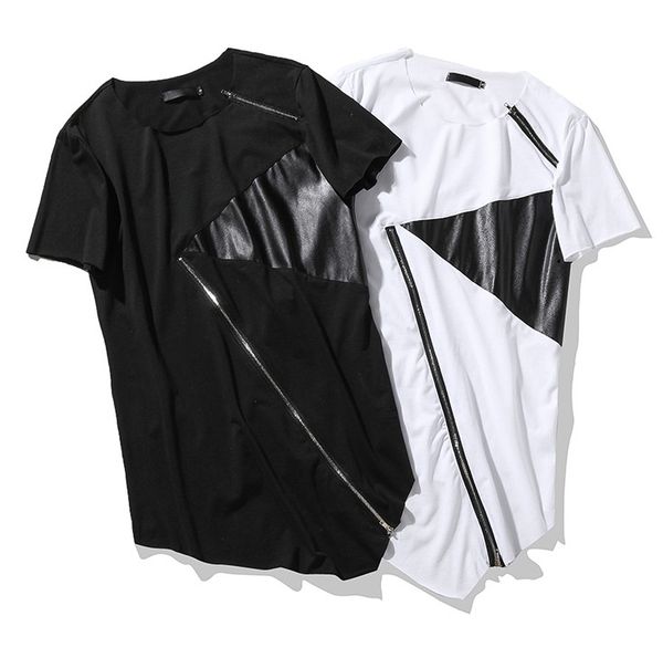 

men's t shirts summer short sleeve fashion youth top, White;black