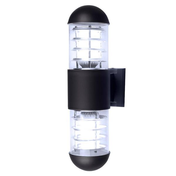 

wall lamps waterproof 24w round cover double head garden light outdoor gray ip65e27 socket