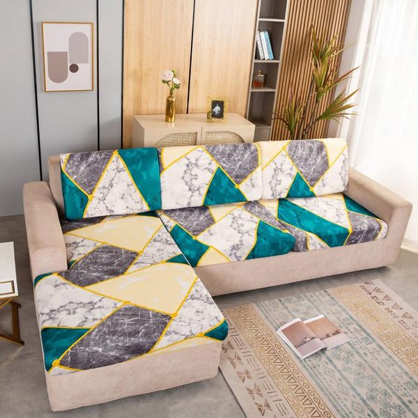 

cushion/decorative pillow geometric print funiture protector sofa cover corner seat slipcover elastic stretch couch protect for pets