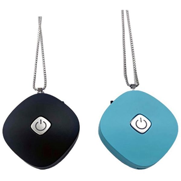

air purifiers eas-2 set personal purifier necklace wearable,mini portable freshner ionizer negative ion generator,blue & black