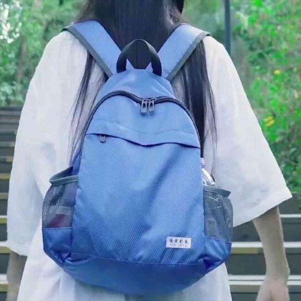

waterproof nylon women backpack solid color casual for teenagers large capacity ladies travel bag