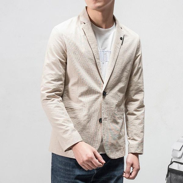 

men's suits & blazers spring and autumn casual suit thin british style single jacket korean version slim trend small, White;black