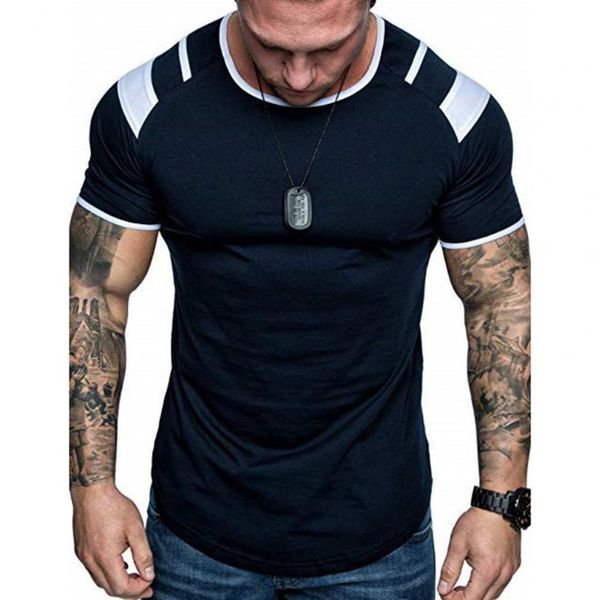 

men's t-shirts casual men tshirt plus size solid color slims fit male undershirt short sleeve o-neck summer loose t-shirt party tees, White;black