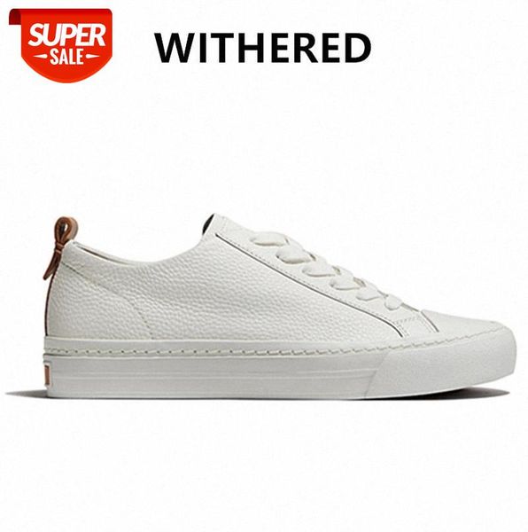 

Withered summer casual shoes women england simple white cowhide genuine leather white women shoes sneakers woman #MM9U
