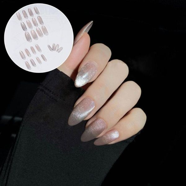 

mysterious cat eye nail patch with jelly gum 24pcs accessories foil art manicure diy nailart collection stickers g7i8 kits