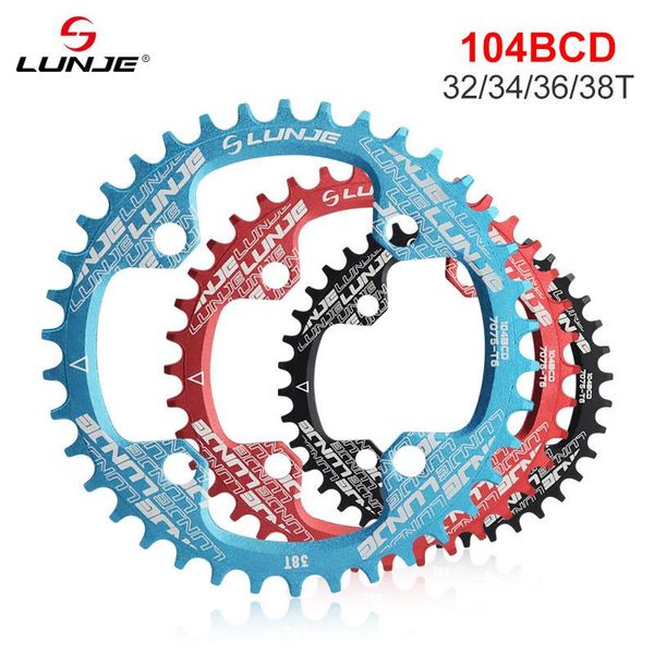 

bike heels & chainwheels bicycle sprocket cnc cutting mountain positive and negative chain 32t 34t 36t 38t single speed disc