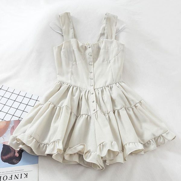 

women's jumpsuits & rompers women fashion summer cloths halter jumpsuit loose female playsuit, Black;white