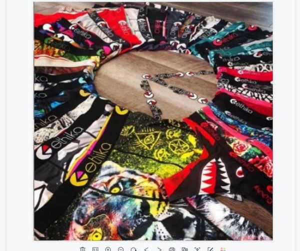 

promotion random style ethika men's boxer pants sports hip hop rock special underwear skateboard street fashion quick dry deliver