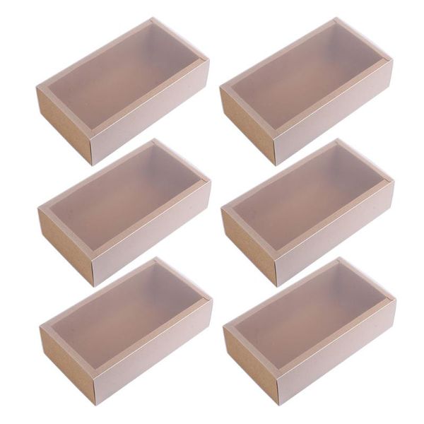 

gift wrap 6pcs paper display boxes unique perfume wrapping candy cases packing