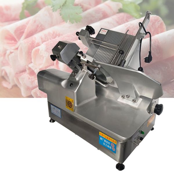 LAMB ROLL Slicer Machine Commercial Freezing Rindfleisch und Hammelschlägermaschinen Automatisches Fleischhobel-Fleisch Slicer Hohe Effizienz