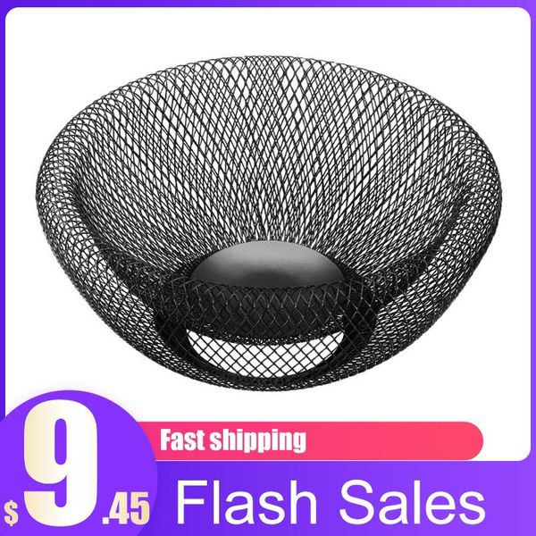 

storage baskets metal basket fruit rack iron dish kitchen home bowl snack candy stand decorative holder organizer