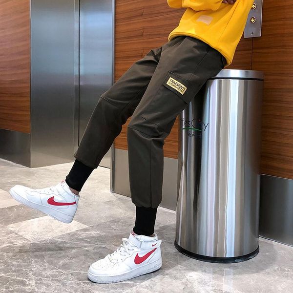 

men's pants 2021 mens fashion splice joggers camo cargo men trousers plus size m-xxxl 3xl, Black