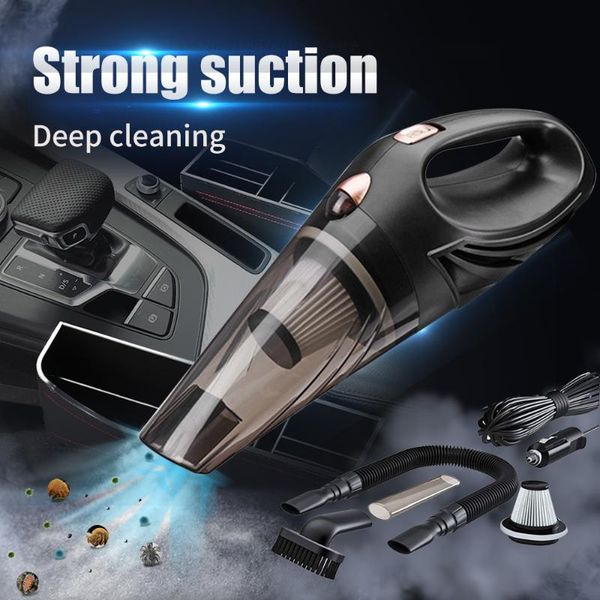 

portable 12v car vacuum cleaner handheld duster dirt suction dry & wet washer