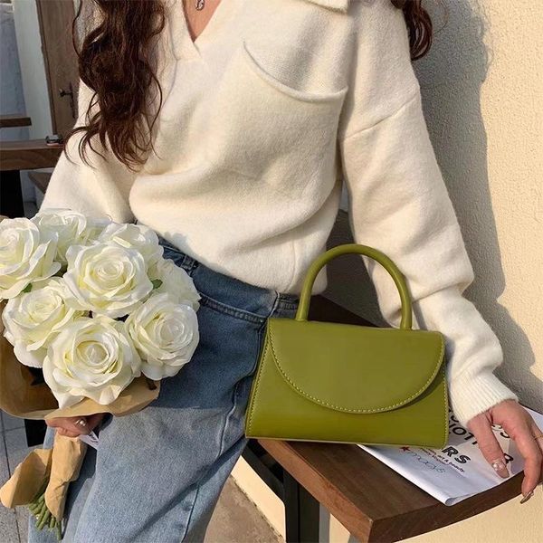

trendy bags women's fashionable shoulder korean handbags ladies' small square pu satchel