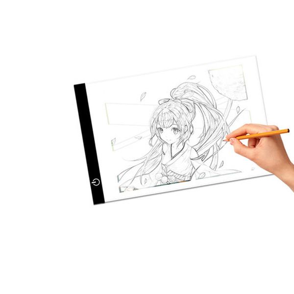 Neuheit Beleuchtung LED-Lichtkasten A4 Lichter Pad Artcraft Tracing LEDs Boxen Grafiktabletts Kopiertafel Zeichnung Maltablett Skizzieren USASTAR