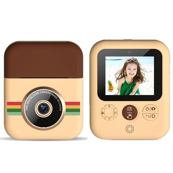 

digital cameras child instant print camera thermal printing 1080p hd kids po video recorder for girl birthday gifts