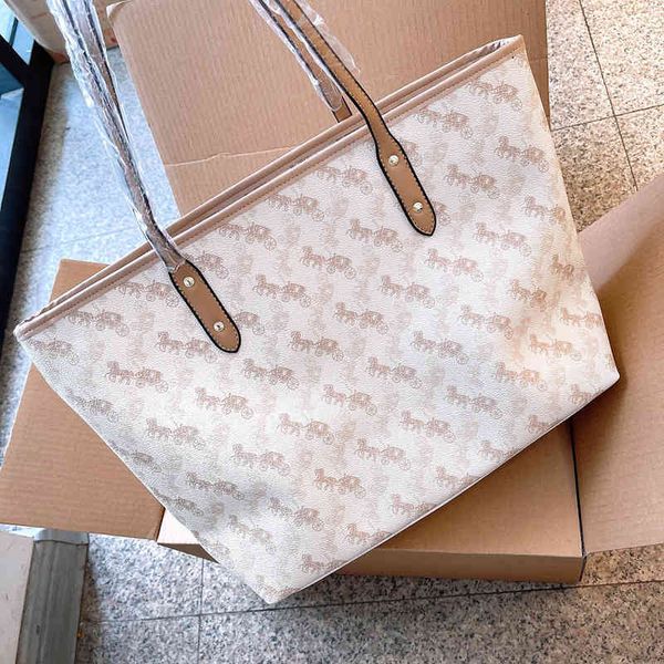 

ole's 2021 women's storage bags classic carriage print bag shopping zipper one shoulder messenger bag luxuryss designerss yw