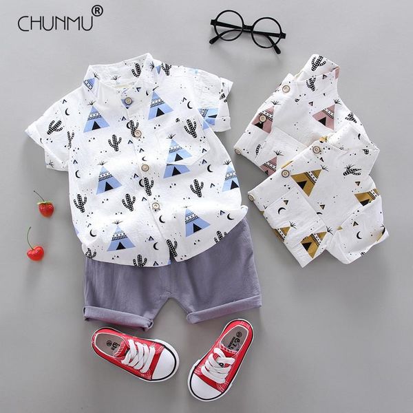 

clothing sets infant set baby boy's summer clothes casual sports suit children kid t-shirt + shorts 2 pcs girl, White