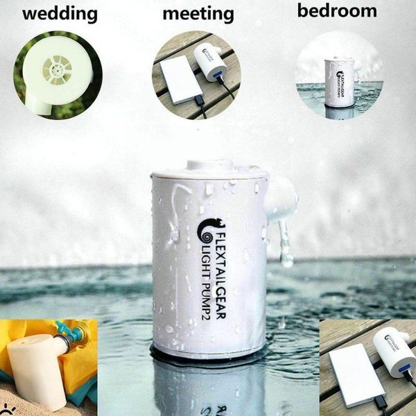 

bike pumps portable mini usb waterproof rechargeable dc pump for air sofa summer boat supplies bicycle bed w6d9