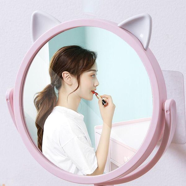 

bathroom beauty mirror wall-mounted makeup folding magnifying glass mirrors
