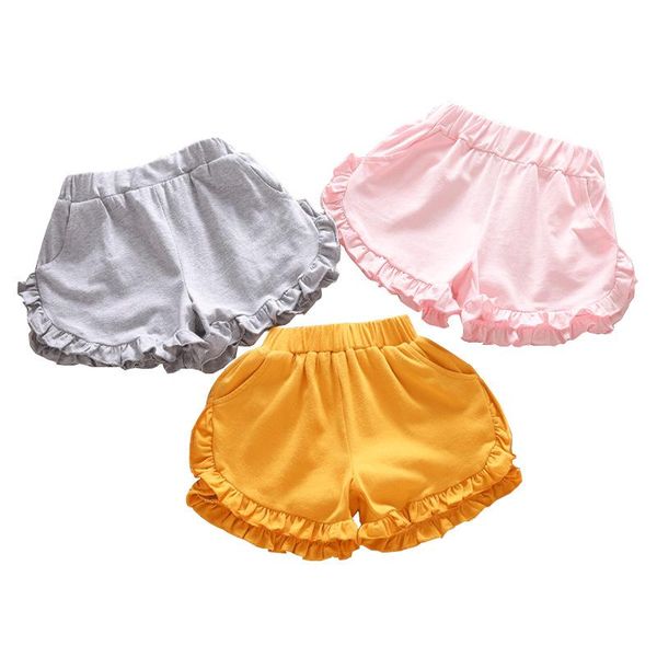 

trousers summer sport shorts pants children candy color casual short thin kids bottoms, Blue