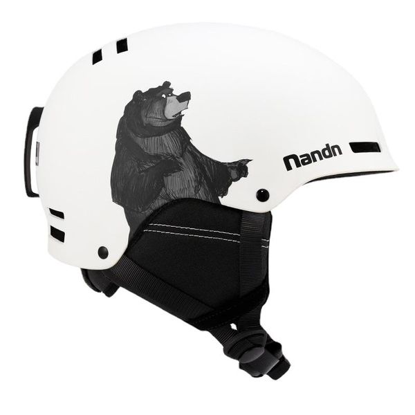 Caschi da sci Casco da sci per adulti Casco da snowboard Protezione per la testa Calda sicurezza Traspirante Pattinaggio da neve Skateboard Moto