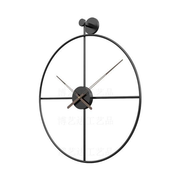 

wall clocks large clock modern design for home decor office iron art watches european style hanging watch christmas gift