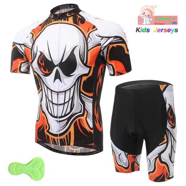 

cycling jersey children 2021 pro team boys mtb motocross triathlon suits kids bicycle clothing bike kit racing sets, Black;blue
