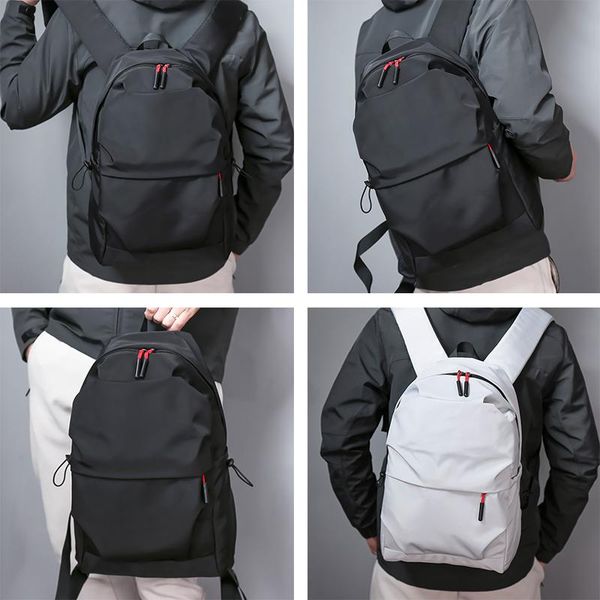 

backpack waterproof men women 15.6 inches lapback pack large capacity stundet backpacks pleated casual school bags 2021