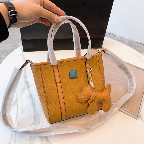 

classic high-quality leather shoulder bags luxury women designer bucket bag small size package totes have zipper womens purse fashion wholes