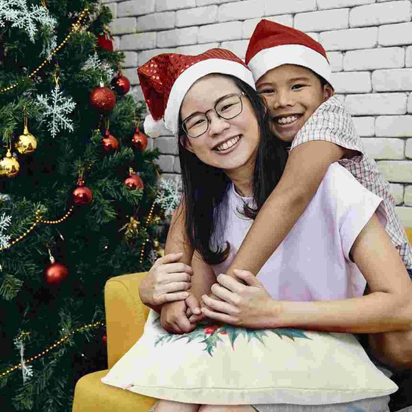 

cushion/decorative pillow 1pc christmas cover without core watercolor garland cushion