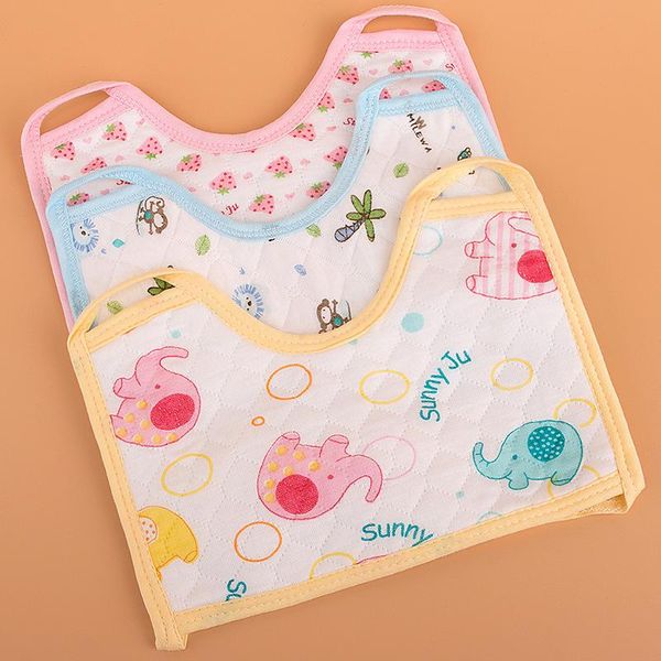 

style born 0-2years baby bibs cotton saliva towel square shape child infant burp cloths kids feeding pocket &