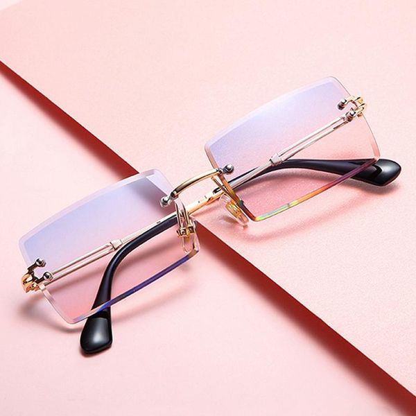 

sunglasses fashion pink purple square women brand designer retro sun glasses female rectangle lens vintage small, White;black