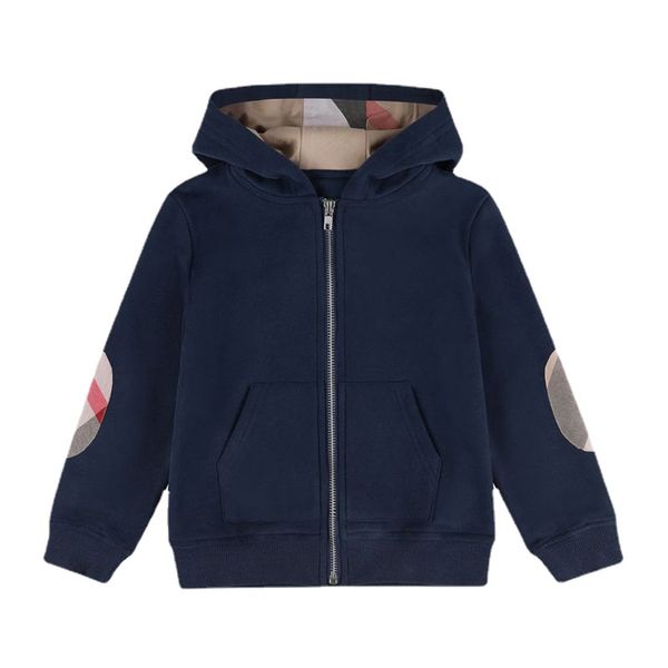 

2021 spring autumn baby boys jackets kids cotton zipper coats children hooded jacket boy outwear child casual cardigan coat, Blue;gray