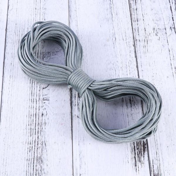 

outdoor gadgets paracord survival seven cores umbrella rope crafting kit nylon parachute cord (31 meters, grey)