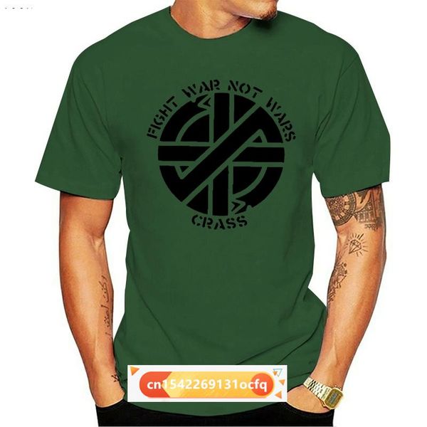 

men's t-shirts crass band logo punk rock white t-shirt size s to 3xl personalized t shirt custom kawaii, White;black