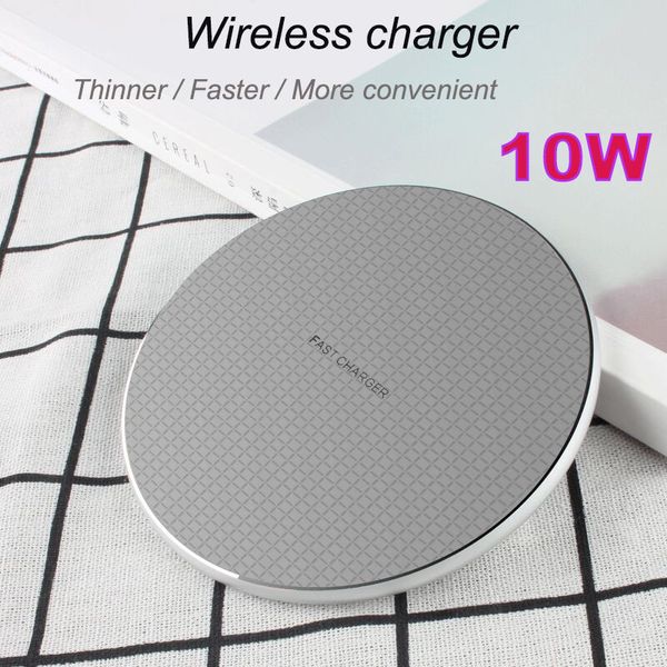 UNIVERSAL QI Clargers Wireless 10W Modo de carregamento rápido Multifuncional Adaptador de carregador mais novo para todos os smartphones