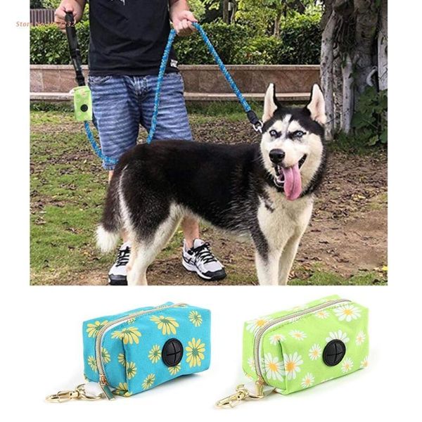 

dog travel & outdoors k4ua waste bag dispenser poop holder for leash durable