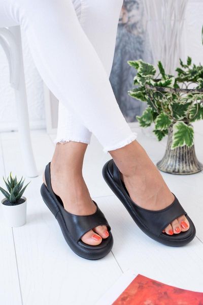 

sandals women's black balloon base back with rubber