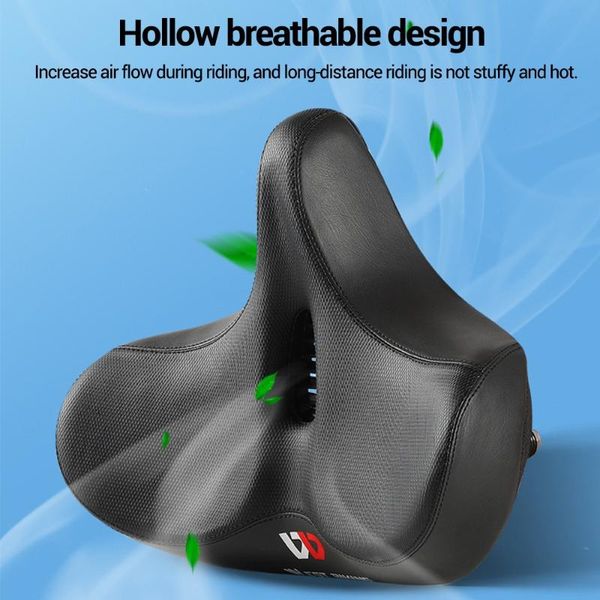 

bike saddles mtb bicycle saddle ultralight comfortable road breathable shockproof seat outdoors cycling hollow spare parts