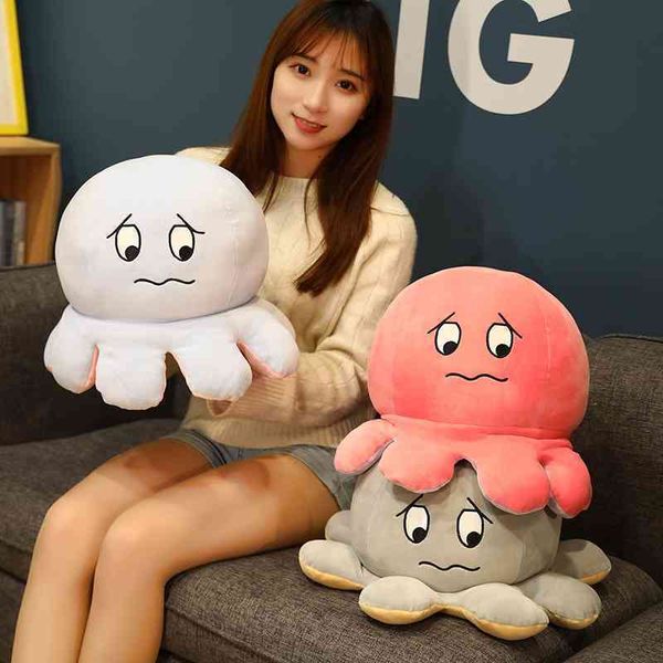 

large mood double-sided expression turned ocs doll plush toy