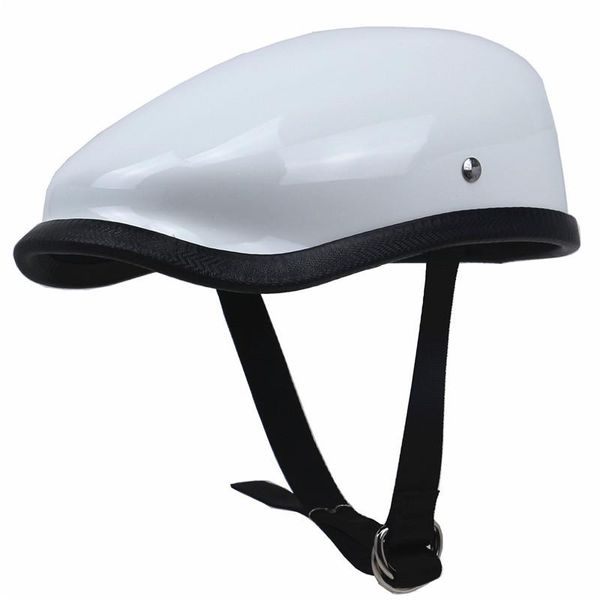 

motorcycle helmets white helmet universal half japan style beret lightweight vintage retro scooter leisure moto casco