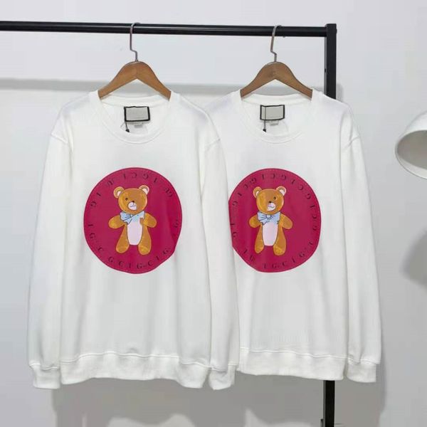 

2021 autumn new fashion gujia printing casual loose and slim youth vitality round neck couple's sweater, Black