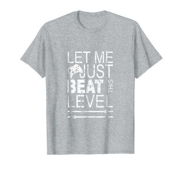 

video game controller gamer shirt let me beat this level, White;black