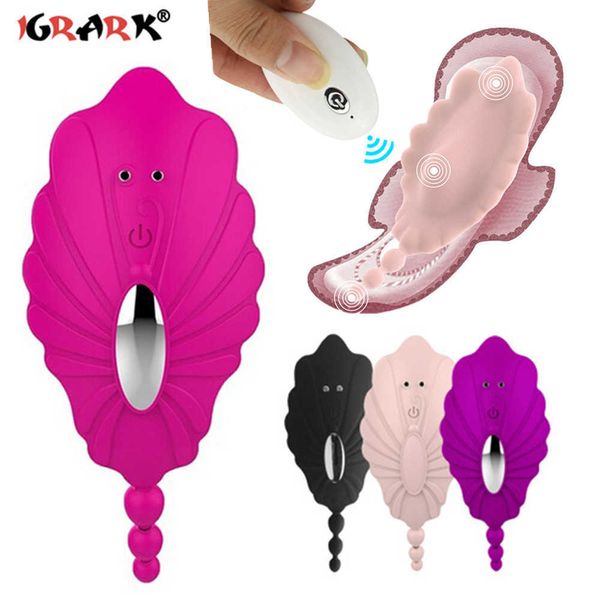 Носимые трусики бабочки беспроводной вибратор для женщин женские G Spot Clitoris стимулятор любви яичный влагалище массажер для взрослых секс игрушки P0818