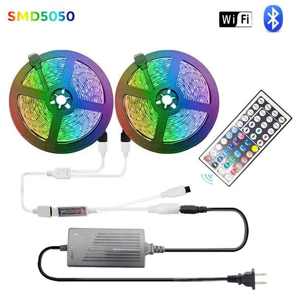 

strip light dc 12v smd flexible diode ribbon tape waterproof bluetooth/ir remote courtyard lighting strips led
