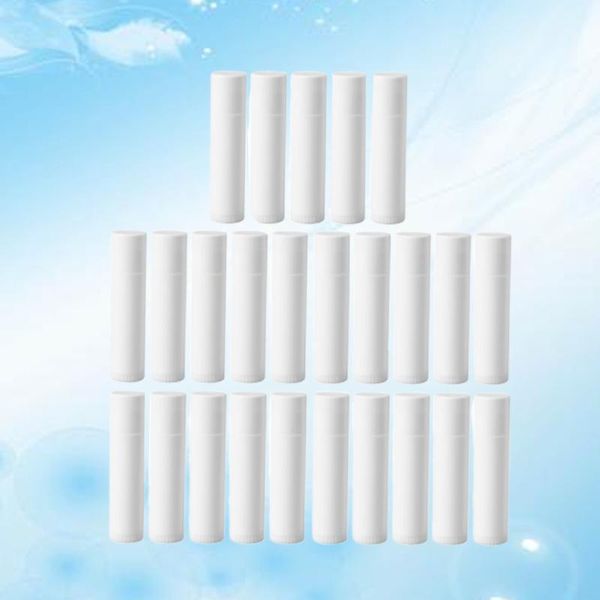 

storage bottles & jars 50pcs 5g diy empty lip tubes pomade container (white)