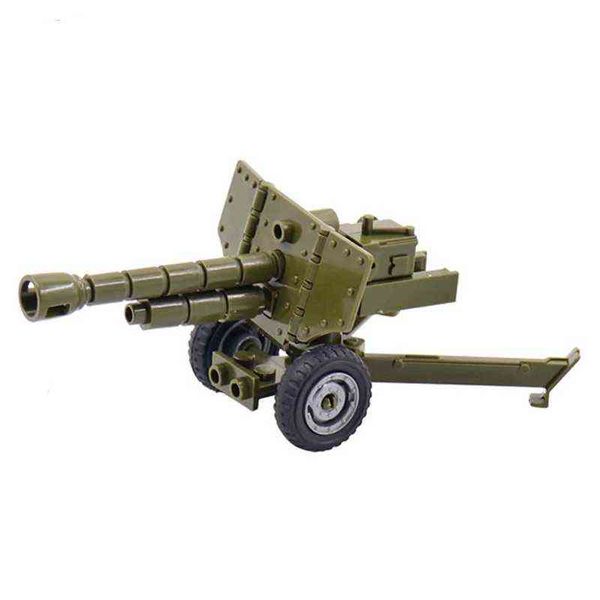 Arma Militar Building Blocos Pesados ​​Armas Pacote Cidade Bazuca Mortar Cannon Série WW2 Acessórios do Exército Swat Moc Tijolo Presente Brinquedos Y1130