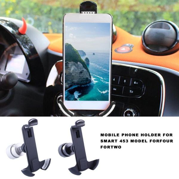

cell phone mounts & holders mini portable fixed mobile holder car navigation charging mount for smart 453 model forfour fortwo